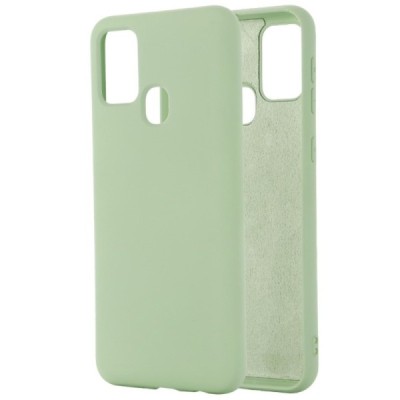 Samsung Galaxy A21s (A217) Shell cieta silikona (TPU) zaļš apvalks | Vacins.lv