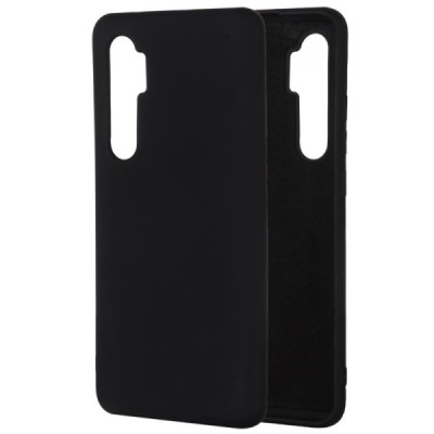 Xiaomi Mi Note 10 Lite Shell cieta silikona (TPU) melns apvalks | vacins.lv