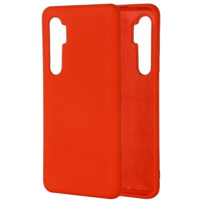 Xiaomi Mi Note 10 Lite Shell cieta silikona (TPU) sarkans apvalks | vacins.lv