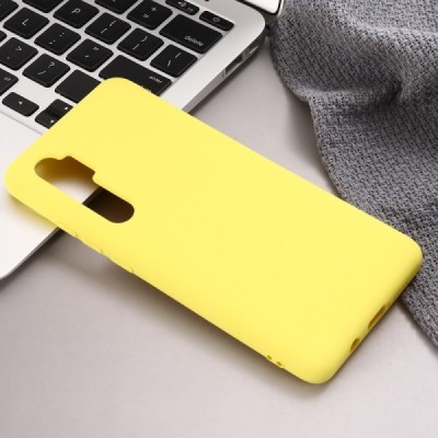 Xiaomi Mi Note 10 Lite Shell cieta silikona (TPU) dzeltens apvalks | vacins.lv