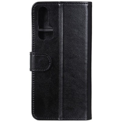 Huawei Honor 20 Pro atvēramais ādas melns maciņš, grāmata (maks) | Vacins.lv