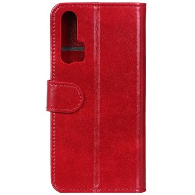 Huawei Honor 20 Pro atvēramais ādas sarkans maciņš, grāmata (maks) | Vacins.lv