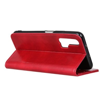 Huawei Honor 20 Pro atvēramais ādas sarkans maciņš, grāmata (maks) | Vacins.lv