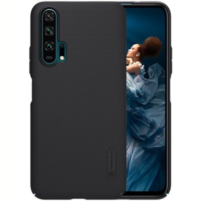Huawei Honor 20 Pro Nillkin Frosted Shield melns plastmasas apvalks | vacins.lv