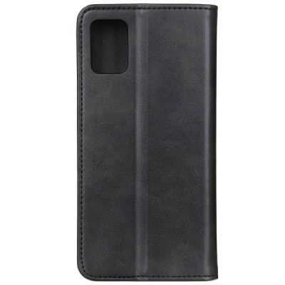 Huawei P40 Pro+ „Split“ juodas odinis atverčiamas dėklas - knygutė | Priedai.lt