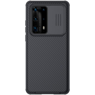 Huawei P40 Pro+ „Nillkin“ CamShield juodas dėklas, nugarėlė su kameros apsauga | Priedai.lt