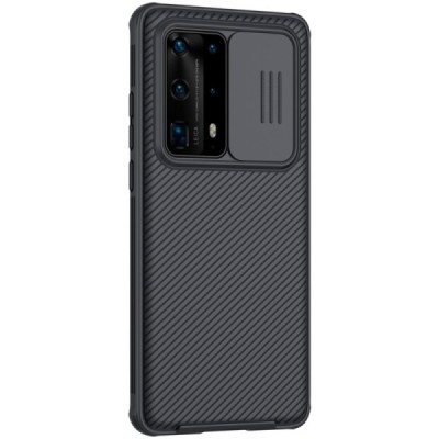 Huawei P40 Pro+ „Nillkin“ CamShield juodas dėklas, nugarėlė su kameros apsauga | Priedai.lt