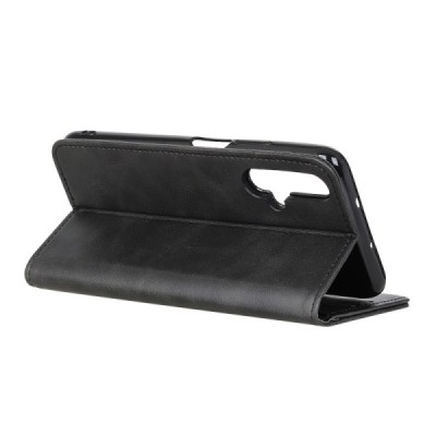 Huawei Honor 20 (Nova 5T) „Split“ sērijas melns atvērams maciņš, maks | Vacins.lv