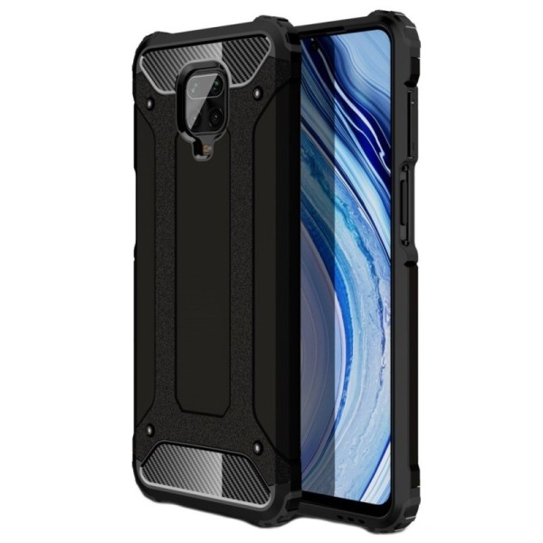 Sustiprintos apsaugos dėklas - juodas (Redmi Note 9 Pro)