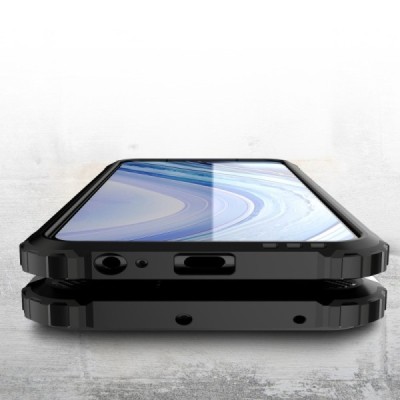 Pastiprinātas aizsardzības melns Xiaomi Redmi Note 9 apvalks | Vacins.lv