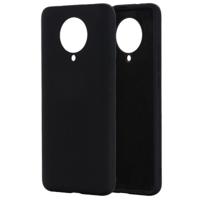 Xiaomi Poco F2 Pro Shell cieta silikona (TPU) melns apvalks | vacins.lv