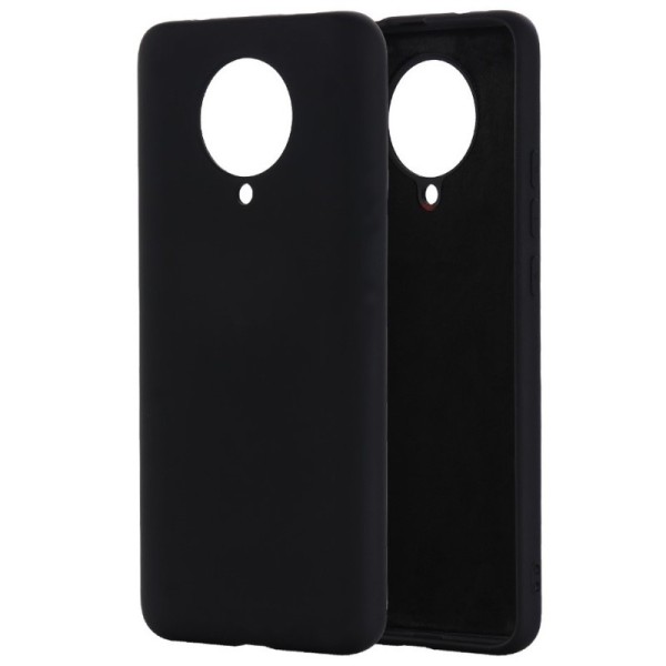 „Shell“ cieta silikona (TPU) apvalks - melns (Poco F2 Pro)