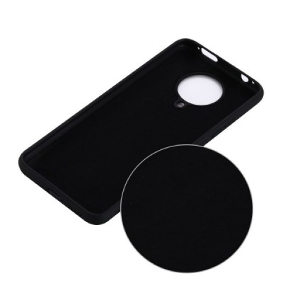 Xiaomi Poco F2 Pro Shell cieta silikona (TPU) melns apvalks | vacins.lv