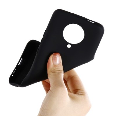 Xiaomi Poco F2 Pro Shell cieta silikona (TPU) melns apvalks | vacins.lv