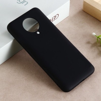 Xiaomi Poco F2 Pro Shell cieta silikona (TPU) melns apvalks | vacins.lv