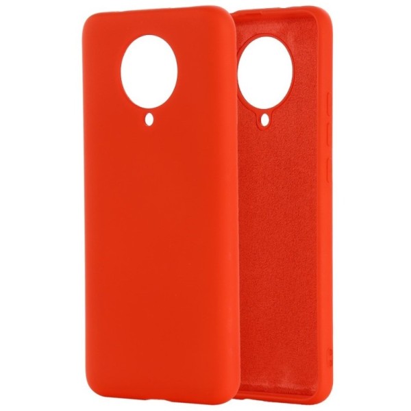 „Shell“ kieto silikono (TPU) dėklas - raudonas (Poco F2 Pro)