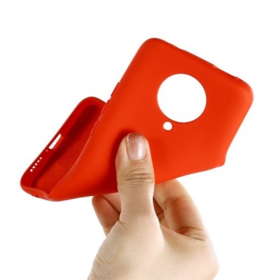 Xiaomi Poco F2 Pro Shell kieto silikono TPU raudonas dėklas - nugarėlė | Priedai.lt