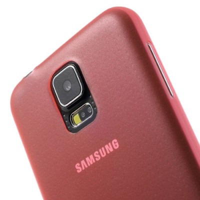 Ploniausias pasaulyje raudonas Samsung Galaxy S5 (S5 Neo) dėklas (dėkliukas) / Priedai.lt