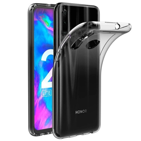 Kieto silikono (TPU) dėklas - skaidrus (Honor 20 Lite)