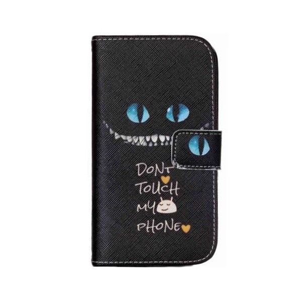 „Scary Cat“ atvēramais maciņš - melns (Galaxy S4 mini)