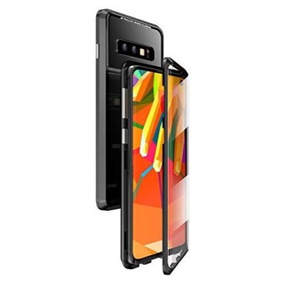 Samsung Galaxy S10 (G973) dzidrs (caurspīdīgs) Frame magnētiskais aizsedzams plastmasas apvalks | Vacins.lv