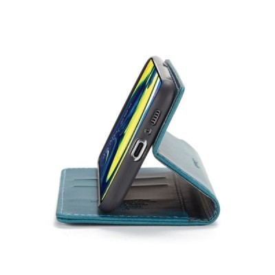 Samsung Galaxy A80 (A805F) CaseMe Retro solīds atvēramais ādas zaļš maciņš - maks | Vacins.lv