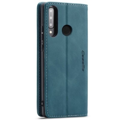 Huawei P30 Lite CaseMe Retro solīds atvēramais ādas zaļš maciņš - maks | Vacins.lv