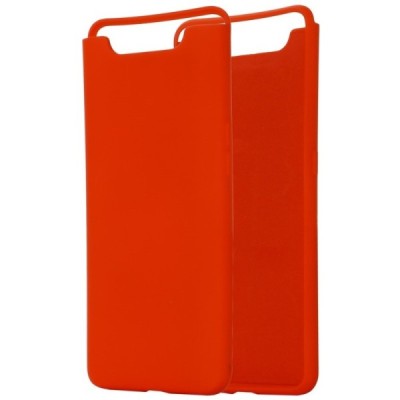 Samsung Galaxy A80 (A805F) Shell kieto silikono TPU raudonas dėklas - nugarėlė | Priedai.lt
