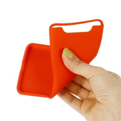 Samsung Galaxy A80 (A805F) Shell kieto silikono TPU raudonas dėklas - nugarėlė | Priedai.lt