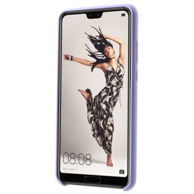 Huawei P20 Shell kieto silikono (TPU) dėklas violetinis - nugarėlė | Priedai.lt