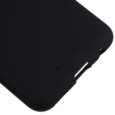 Huawei P smart 2019 (Honor10 Lite) Mercury juodas kieto silikono TPU dėklas - nugarėlė | Vacins.lv