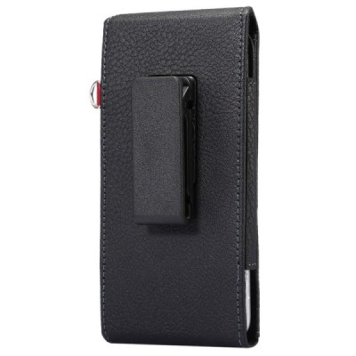 „Litchi“ universāls aizverams melns maciņš, ar kabatiņu kartem ielikt un iespēju piestiprināt pie siksnas (L+ izmērs) | Vacins.l