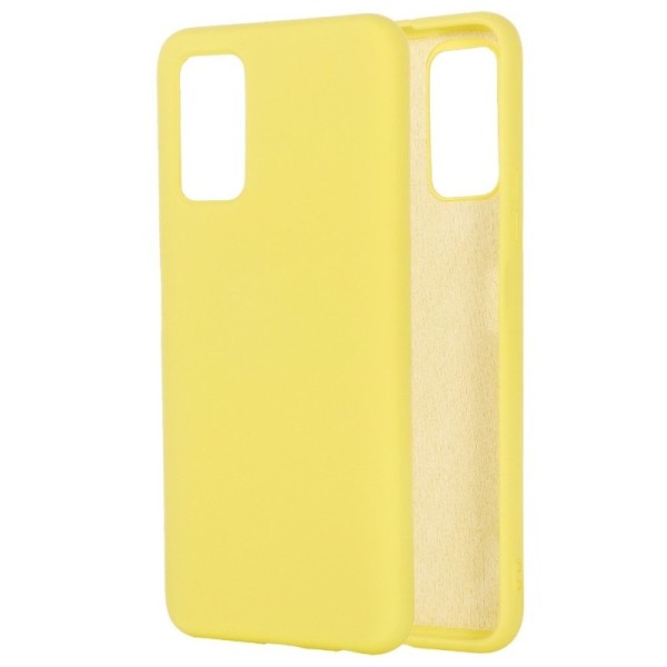 „Shell“ kieto silikono (TPU) dėklas - geltonas (Galaxy Note 20)