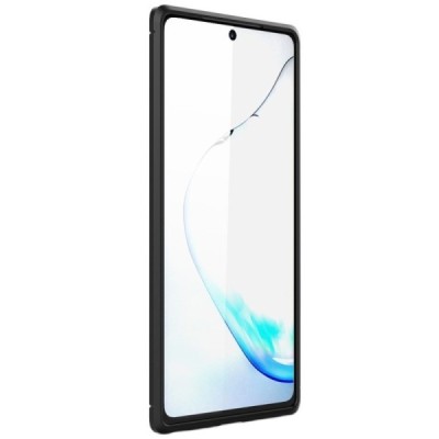 Samsung Galaxy Note 20 (N980F) „Carbon“ cieta silikona (TPU) melns apvalks | vacins.lv