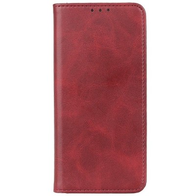 Samsung Galaxy Note 20 Ultra (N986F) „Split“ raudonas odinis atverčiamas dėklas - knygutė | Priedai.lt