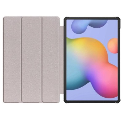 Samsung Galaxy Tab S7 11 (T875, T870) atverčiamas raudonas odinis dėklas - knygutė (sulankstomas) | Priedai.lt