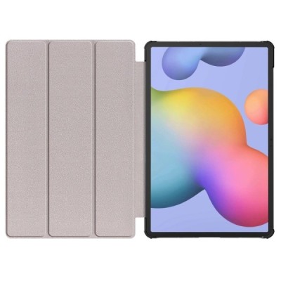 Samsung Galaxy Tab S7 11 (T875, T870) atverčiamas bordo odinis dėklas - knygutė (sulankstomas) | Priedai.lt