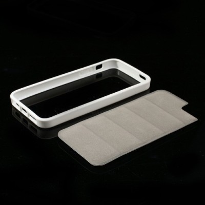 Baltas „Infisens“ silikoninis Apple iPhone SE (5, 5s) dėklas (dėkliukas) / Priedai.lt