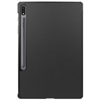 Samsung Galaxy Tab S7+ 12.4" (T976) atvēramais melns maciņš | Vacins.lv