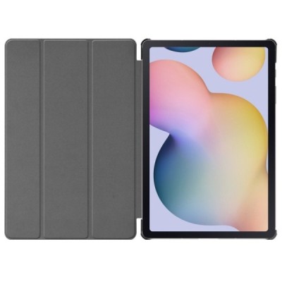 Samsung Galaxy Tab S7 FE 12.4", S7+ 12.4" (T976) atverčiamas raudonas odinis dėklas - knygutė (sulankstomas) | Priedai.lt