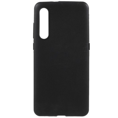 Xiaomi Mi 9 (Mi 9 Explorer) cieta silikona (TPU) melns apvalks | vacins.lv