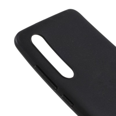 Xiaomi Mi 9 (Mi 9 Explorer) cieta silikona (TPU) melns apvalks | vacins.lv