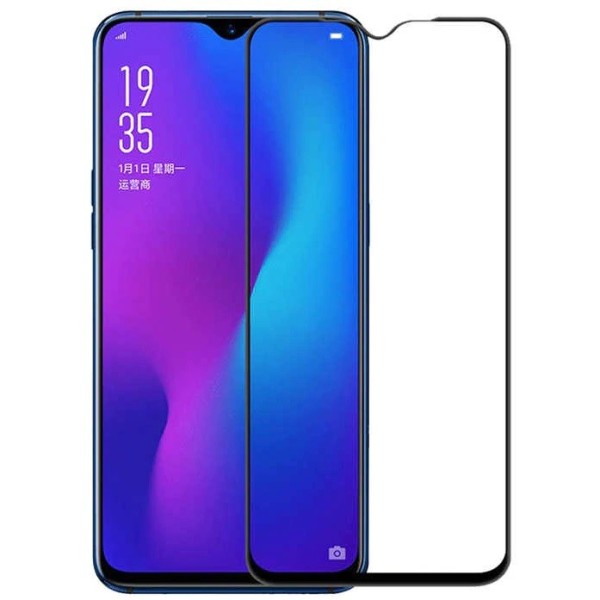 „Calans“ Tempered Glass pilnai dengiantis apsauginis ekrano stiklas 0.2 mm - juodas (Nokia 5.3)