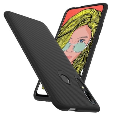 Huawei P Smart Z cieta silikona (TPU) melns apvalks | vacins.lv