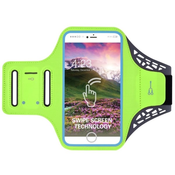 „BDD“ dėklas sportui (raištis ant rankos) - šviesiai žalias (XL+ dydis)