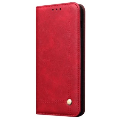 Huawei Honor 20 Pro Deluxe ādas atvēramais sarkans maciņš (maks) | Vacins.lv