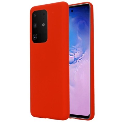 Samsung Galaxy S20 Ultra (G988) Shell kieto silikono TPU raudonas dėklas - nugarėlė | Priedai.lt