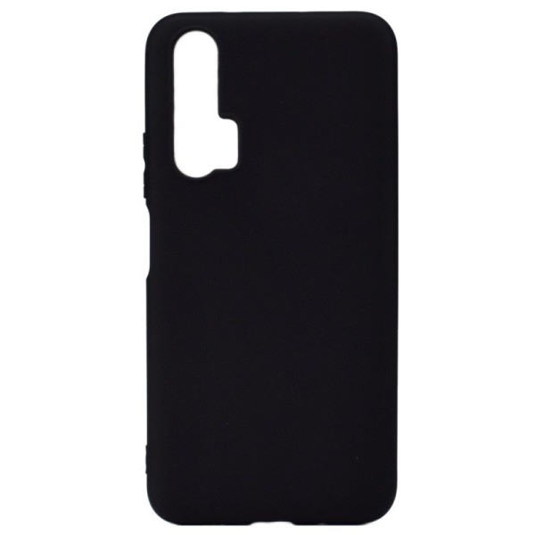 Kieto silikono (TPU) dėklas - juodas (Honor 20 Pro)