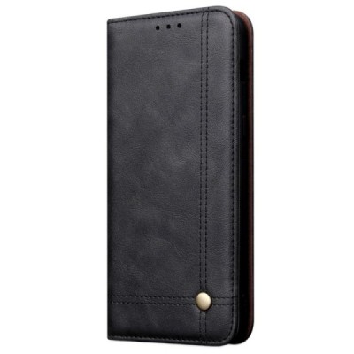 Huawei Honor 20 Pro Deluxe ādas atvēramais melns maciņš (maks) | Vacins.lv