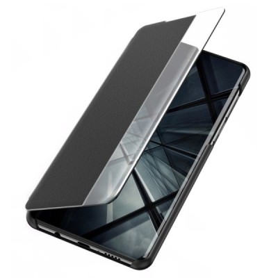 Samsung Galaxy A71 (A715F) View Line juodas atverčiamas dėklas - knygutė | Priedai.lt